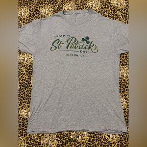 Gray St. Patrick's Day Graphic Tee